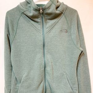 Olive North Face Fleece Jacket
